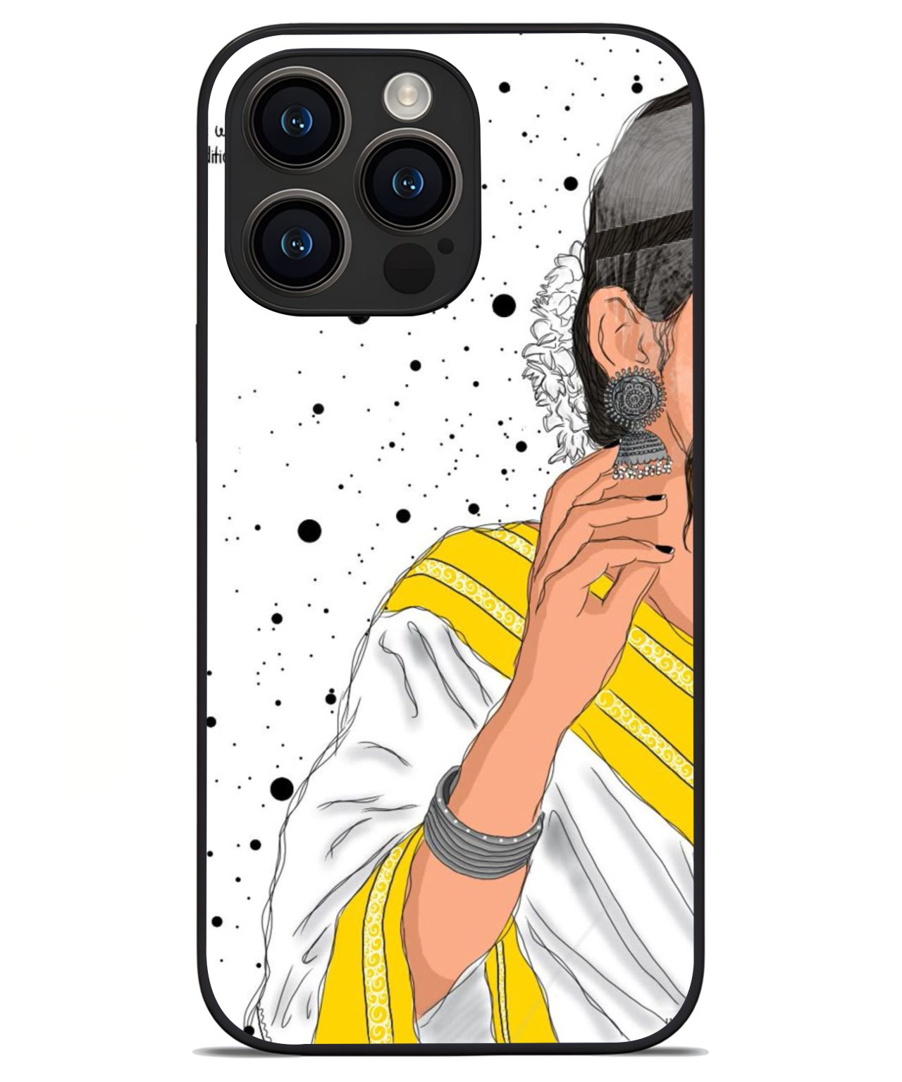 Traditional Kerala Woman Art iphone 14 pro max back cover 1