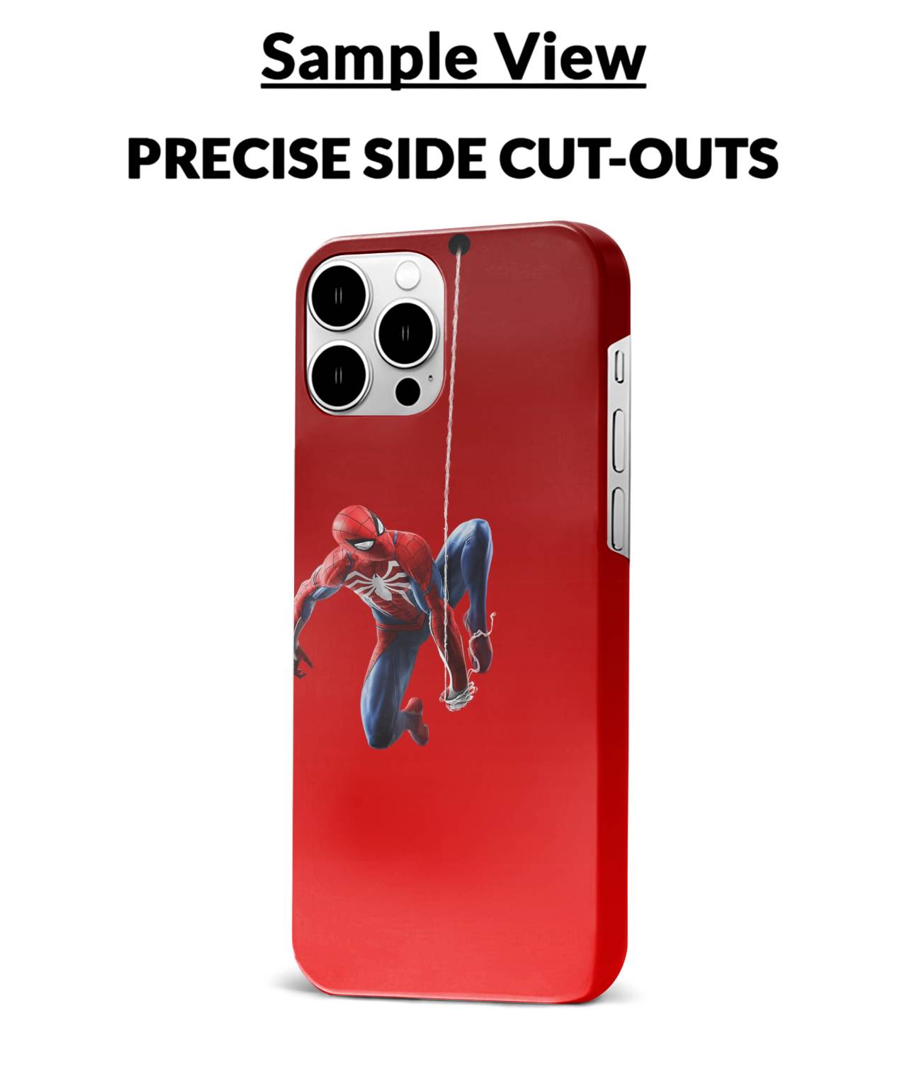 Vibrant-Red-Spiderman-Phone-Case-Studio-Shoot-2