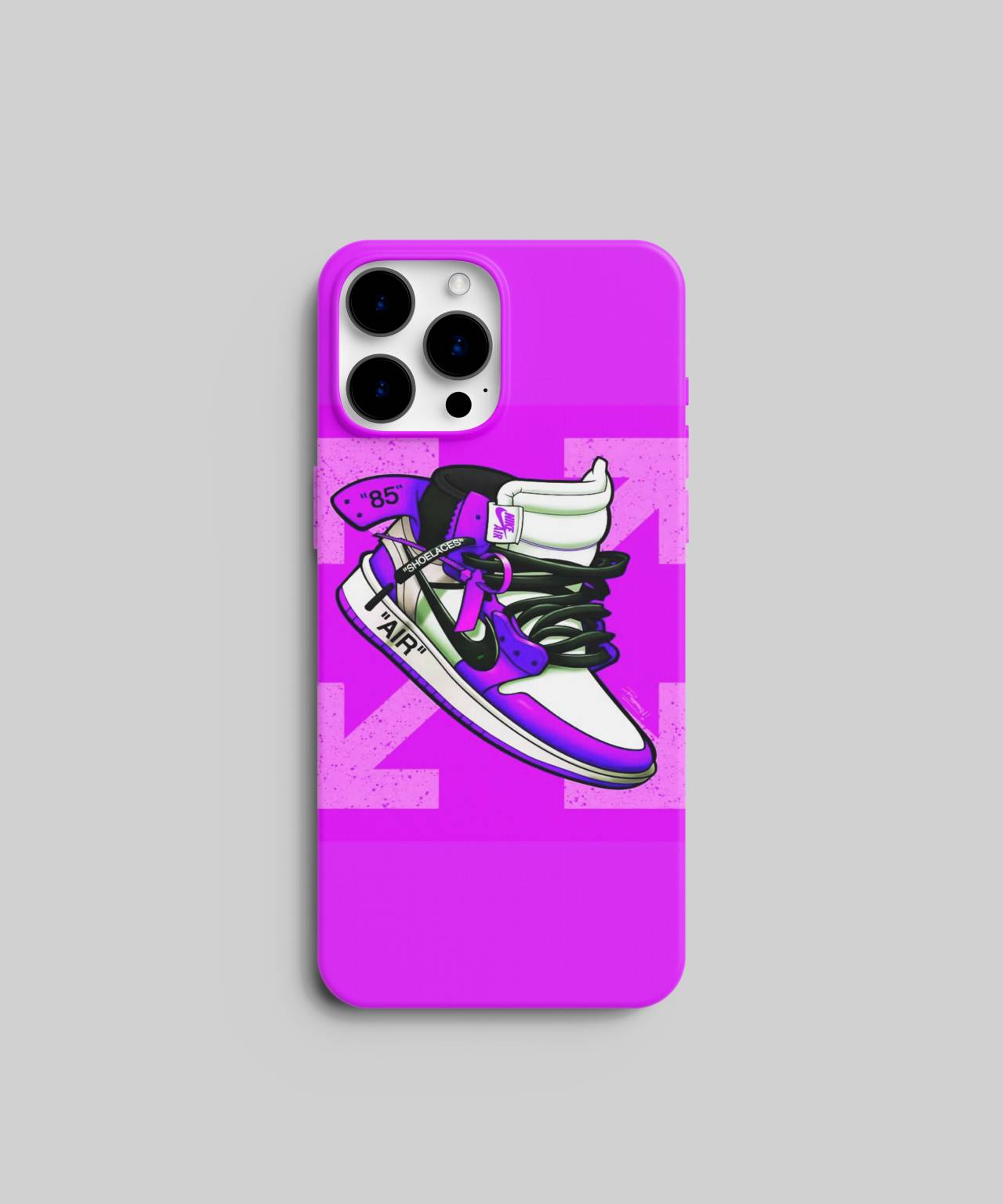Vibrant Pink Sneaker Mobile Case 1