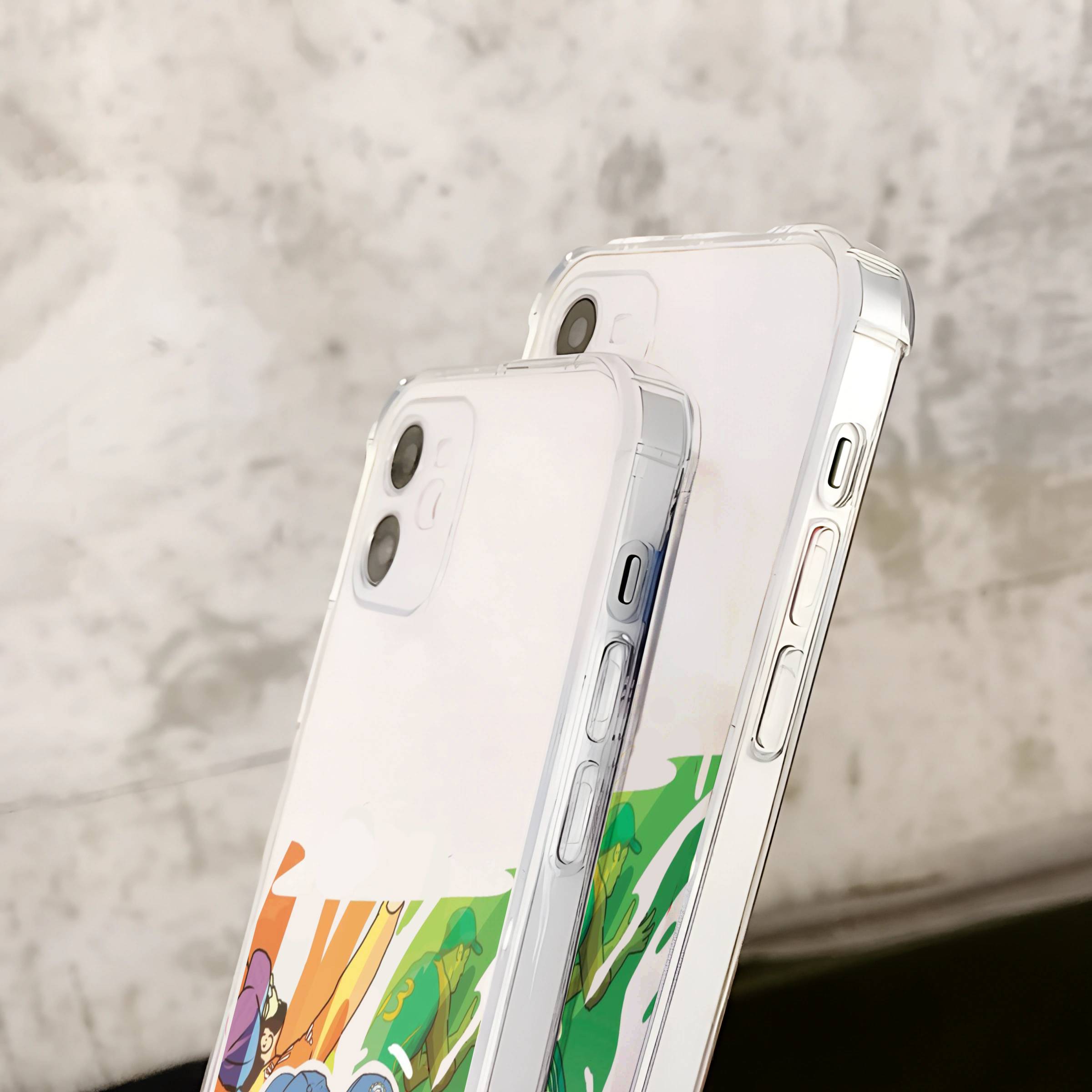 Cricket Team Hug Transparent Mobile Case