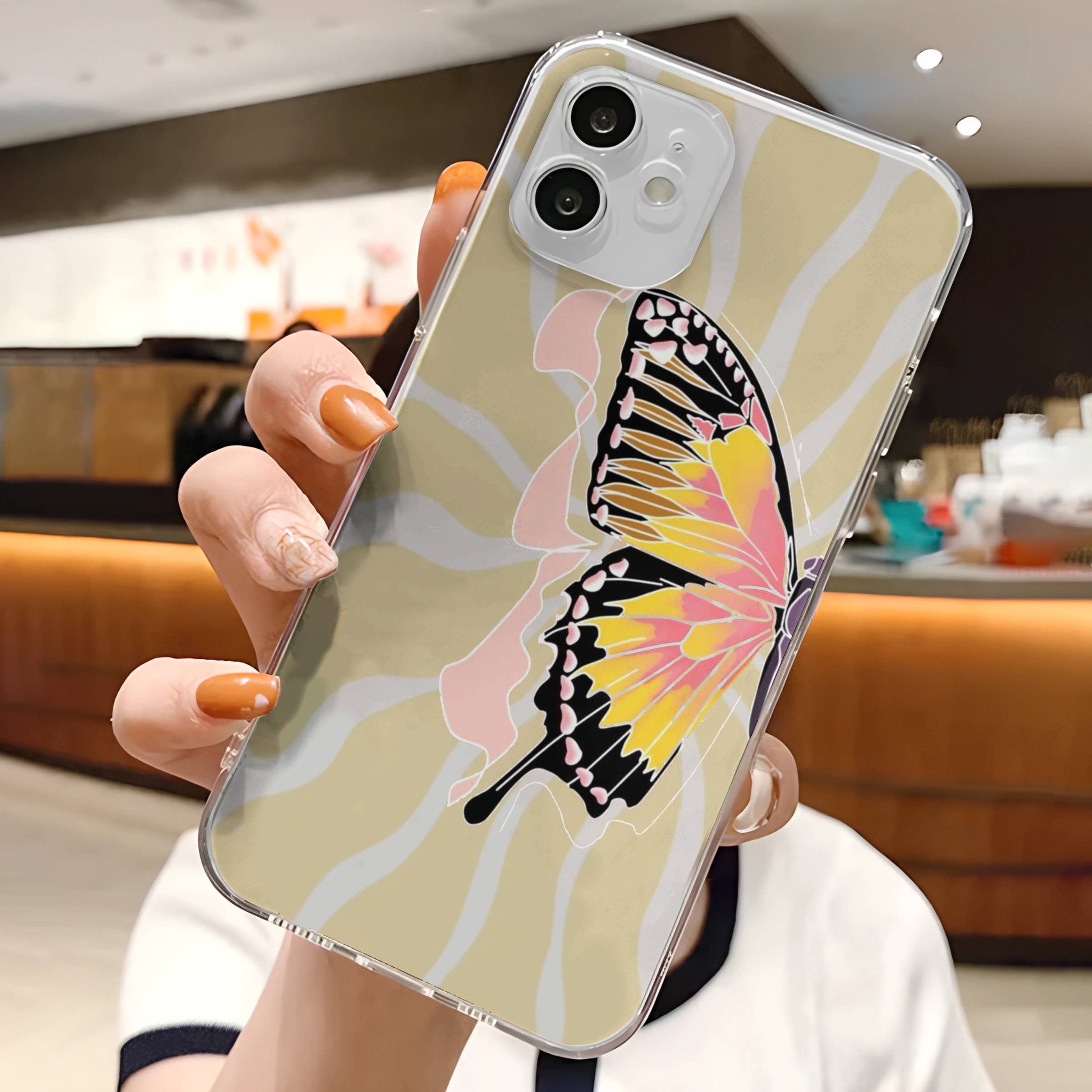 Butterfly Transparent Mobile Case
