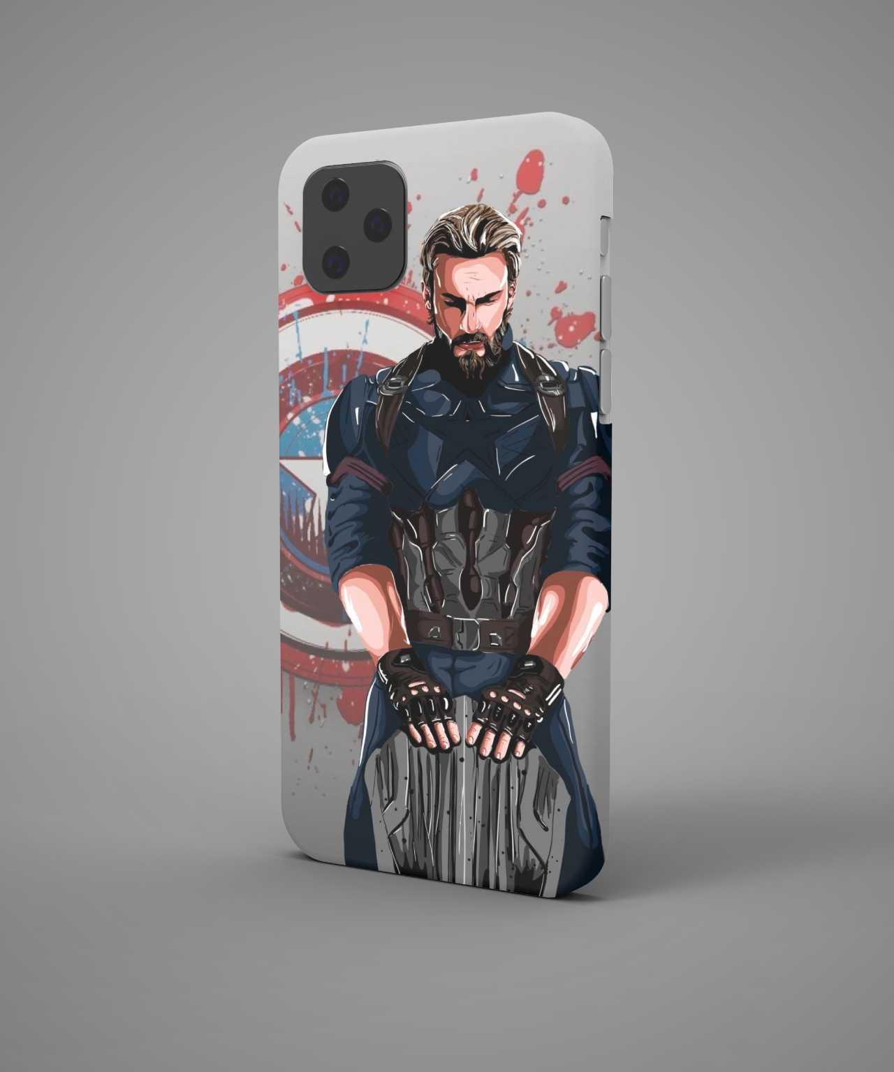 Animated Captain America iphone case - PopCase