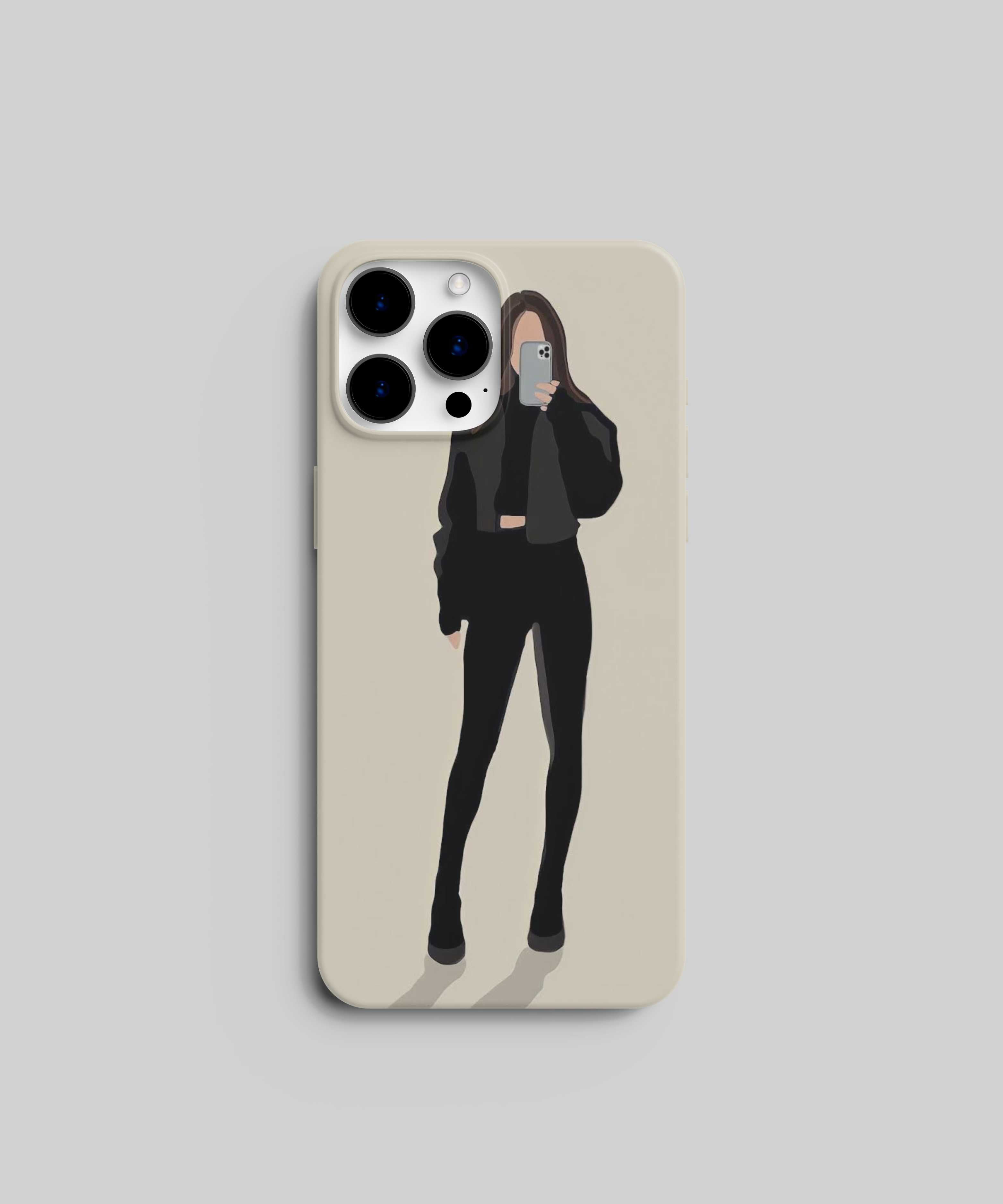 Stylish and Sleek Girl Mobile Case - PopCase