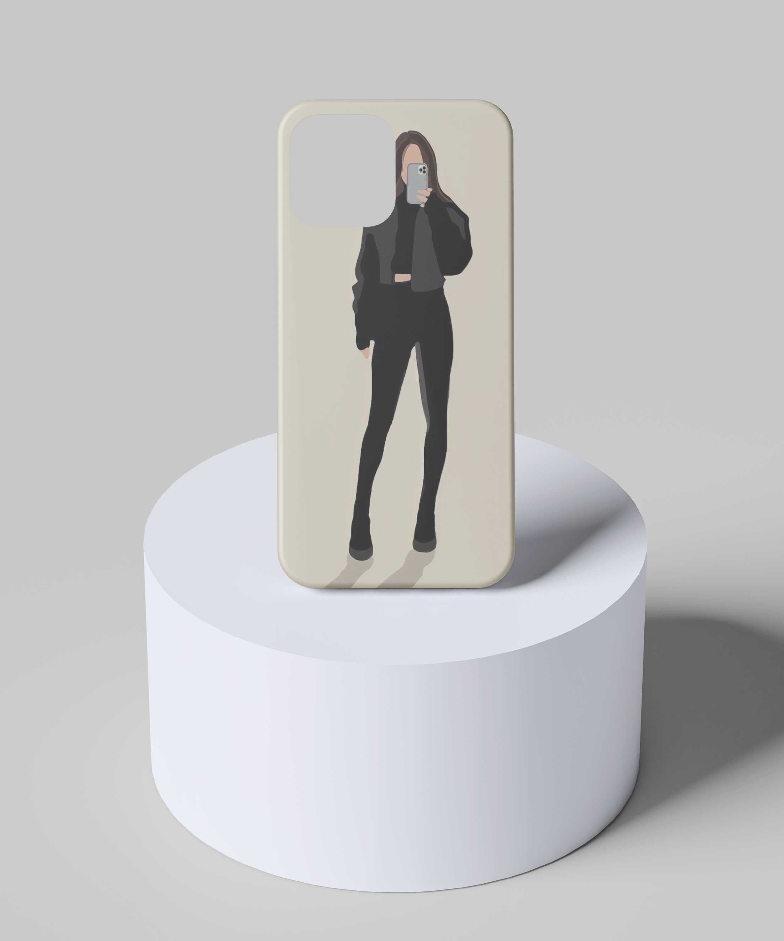 Stylish and Sleek Girl Mobile Case - PopCase