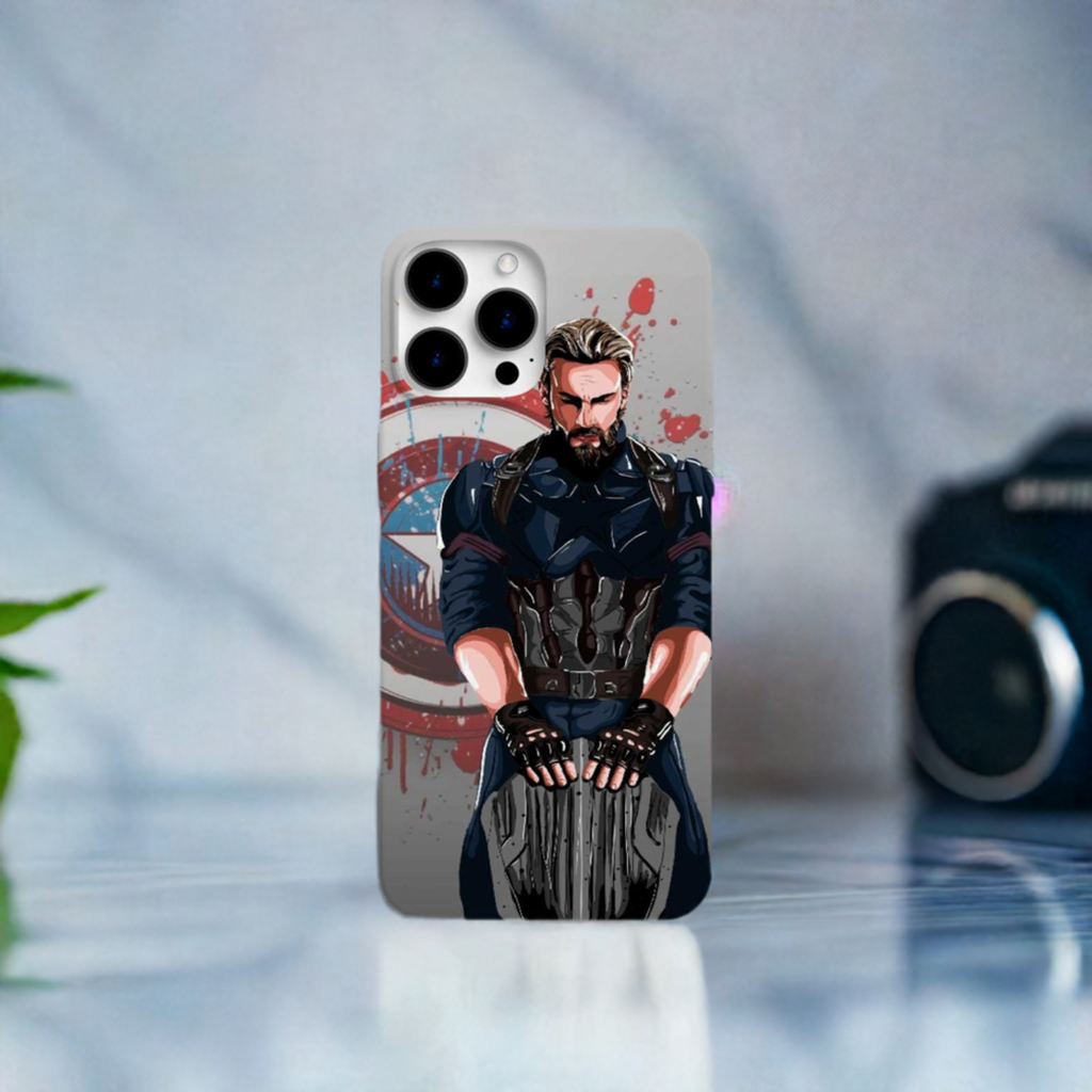 Animated Captain America iphone case - PopCase
