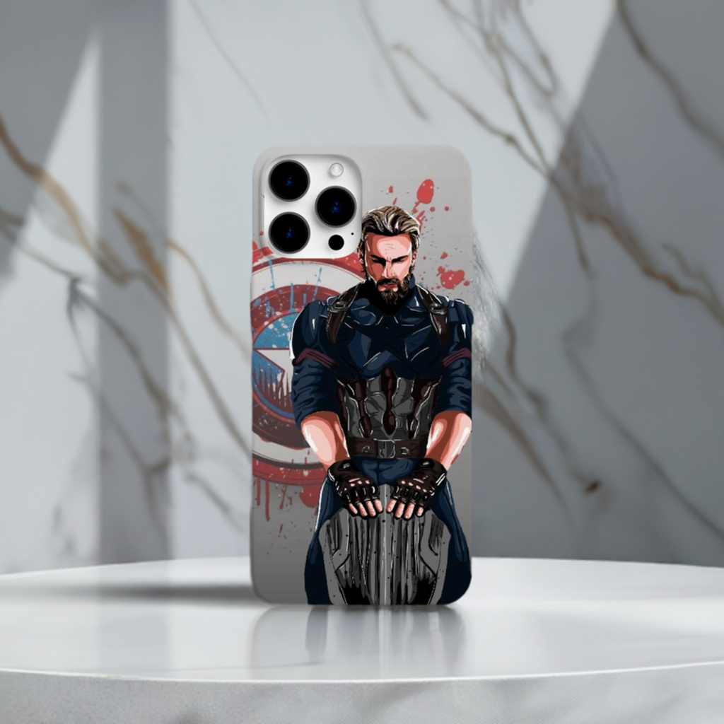Animated Captain America iphone case - PopCase