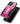 Phone case with pink design, number 8, and name 'Jadedja' on a white background