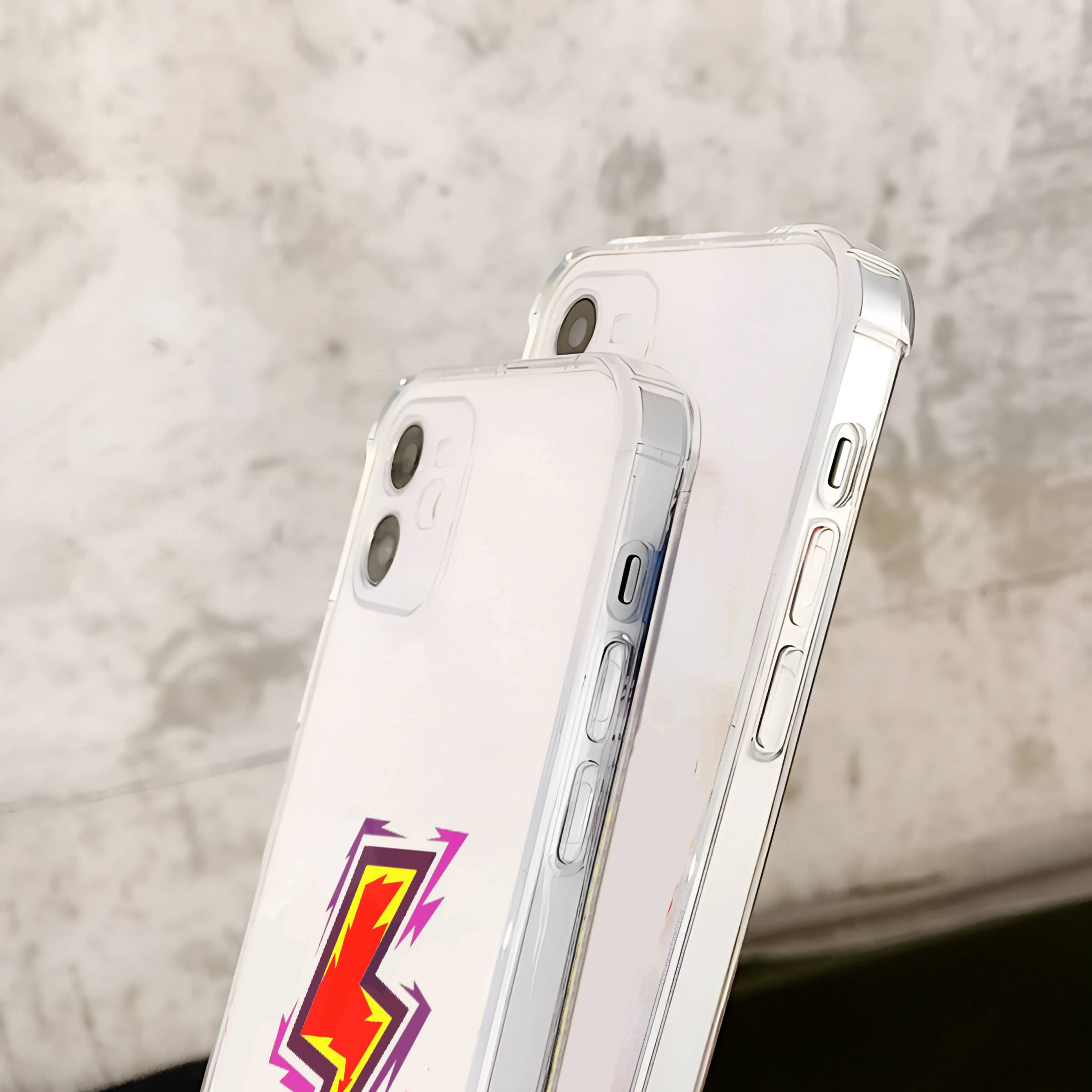 Thunderbolt Transparent Phone Case