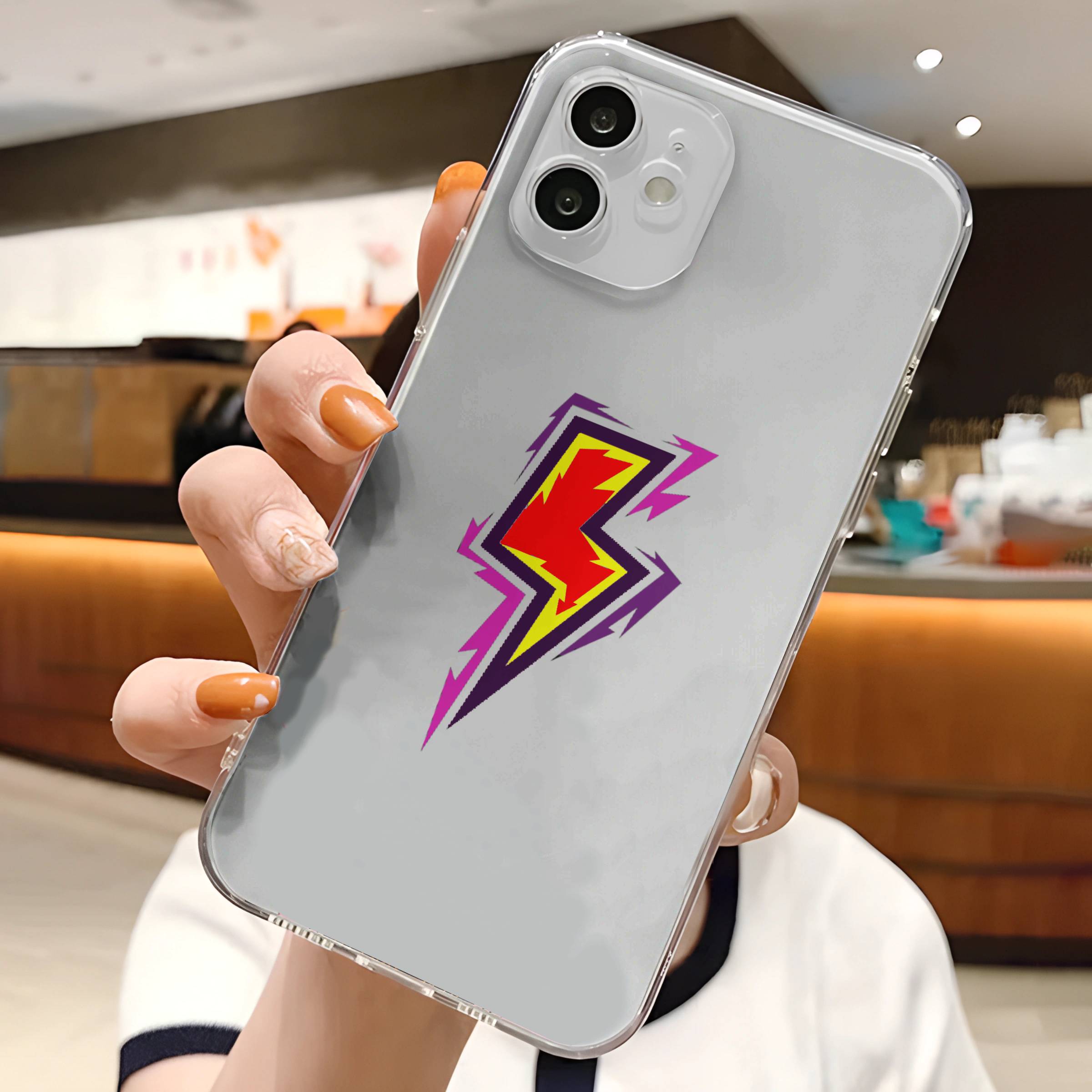 Thunderbolt Transparent Phone Case