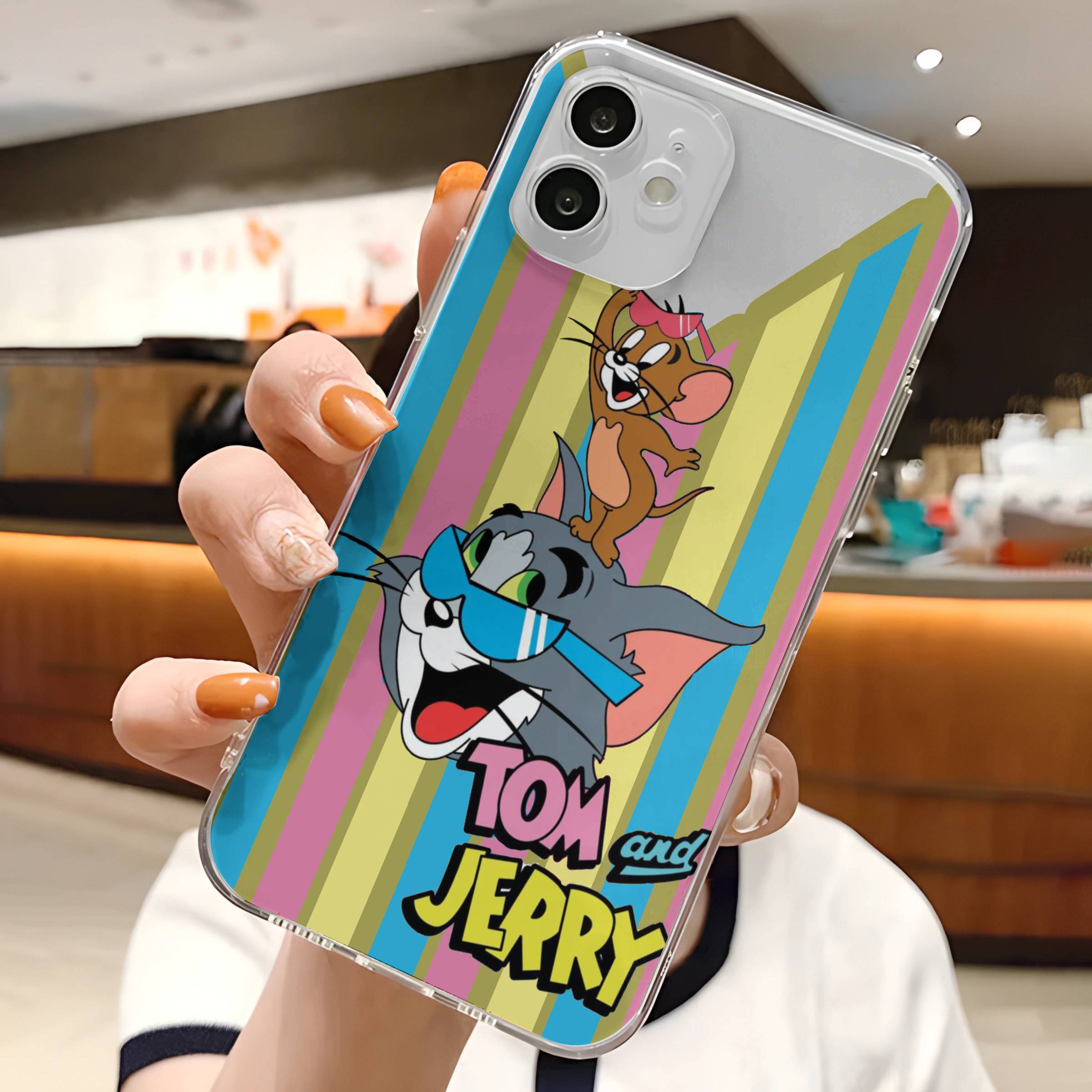 Tom and Jerry Transparent Mobile Case