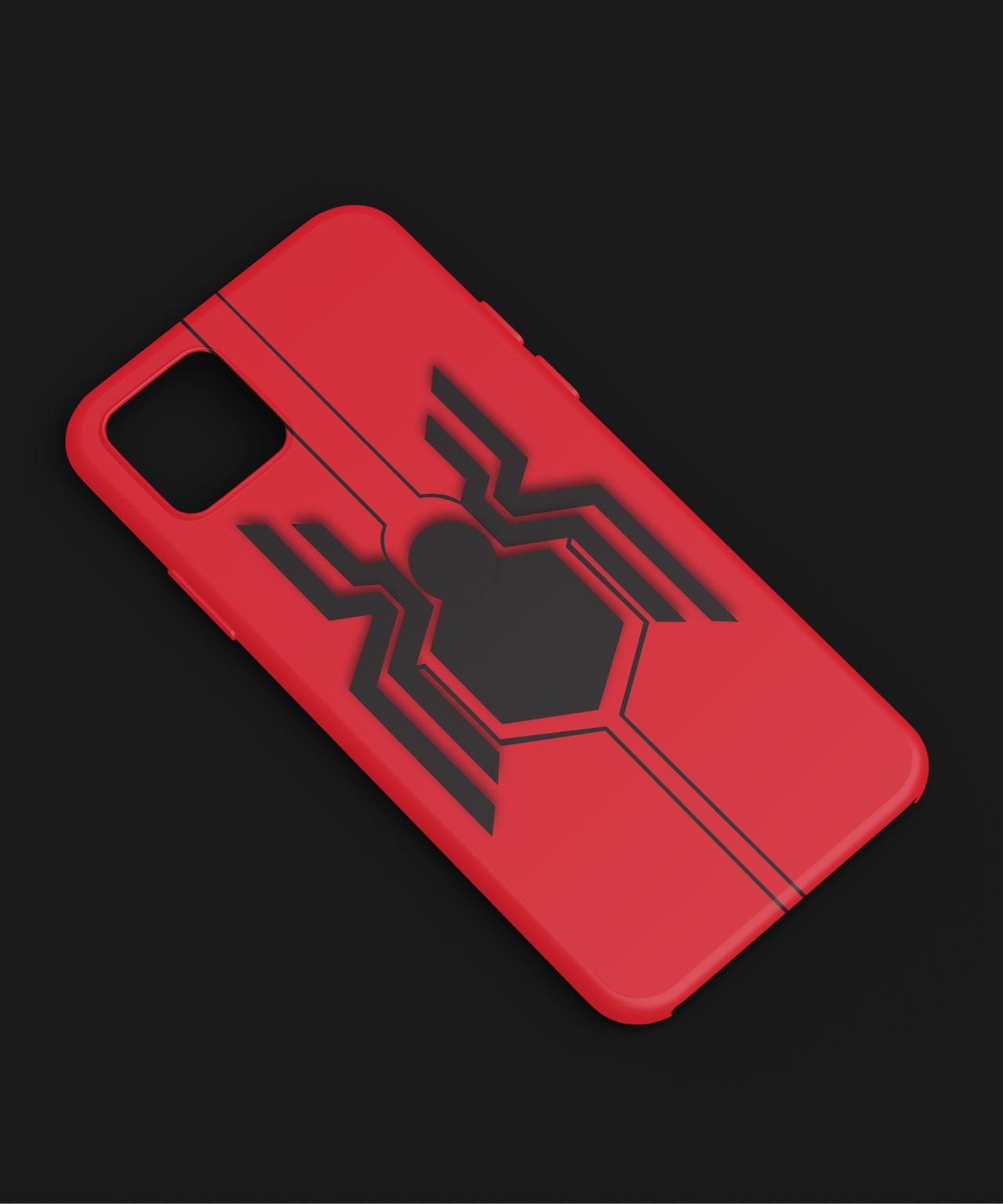 Iconic Black Spider Mobile Case 5