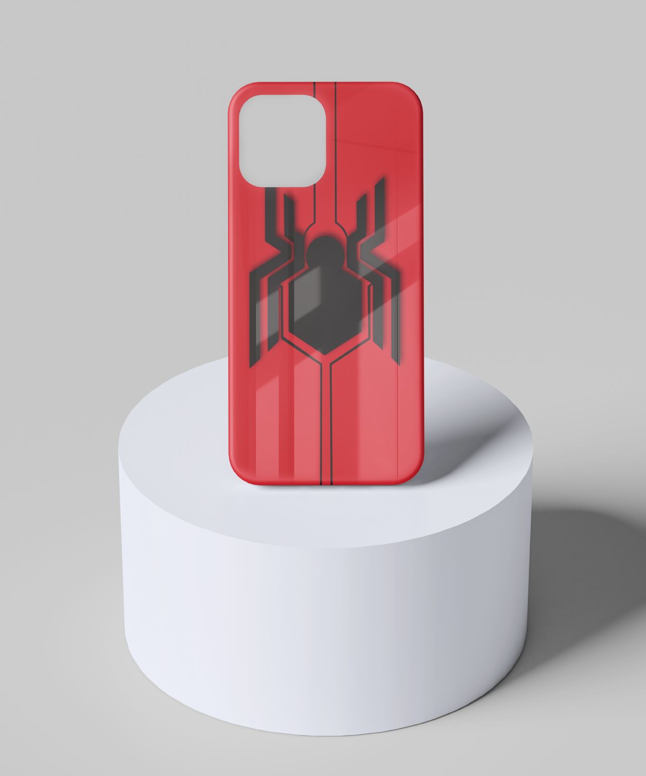 Iconic Black Spider Mobile Case 7 glass