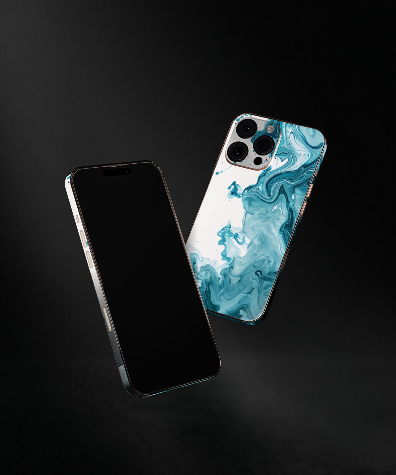 3D Engrave Sculpture Mobile Skin 3