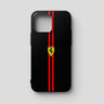 Ferrari Logo with Red Stripe Mobile Case 1