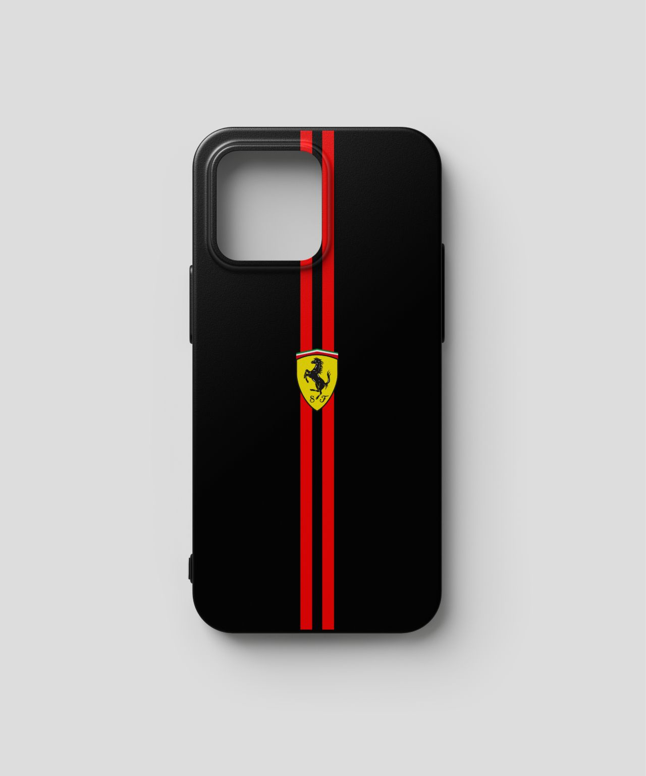 Ferrari Logo with Red Stripe Mobile Case 1