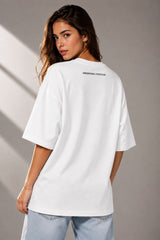 POPCASE Argentina white oversized t shirt with pixel icon cultural graphic flag football jersey empanada accordion streetwear