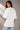 POPCASE Argentina white oversized t shirt with pixel icon cultural graphic flag football jersey empanada accordion streetwear