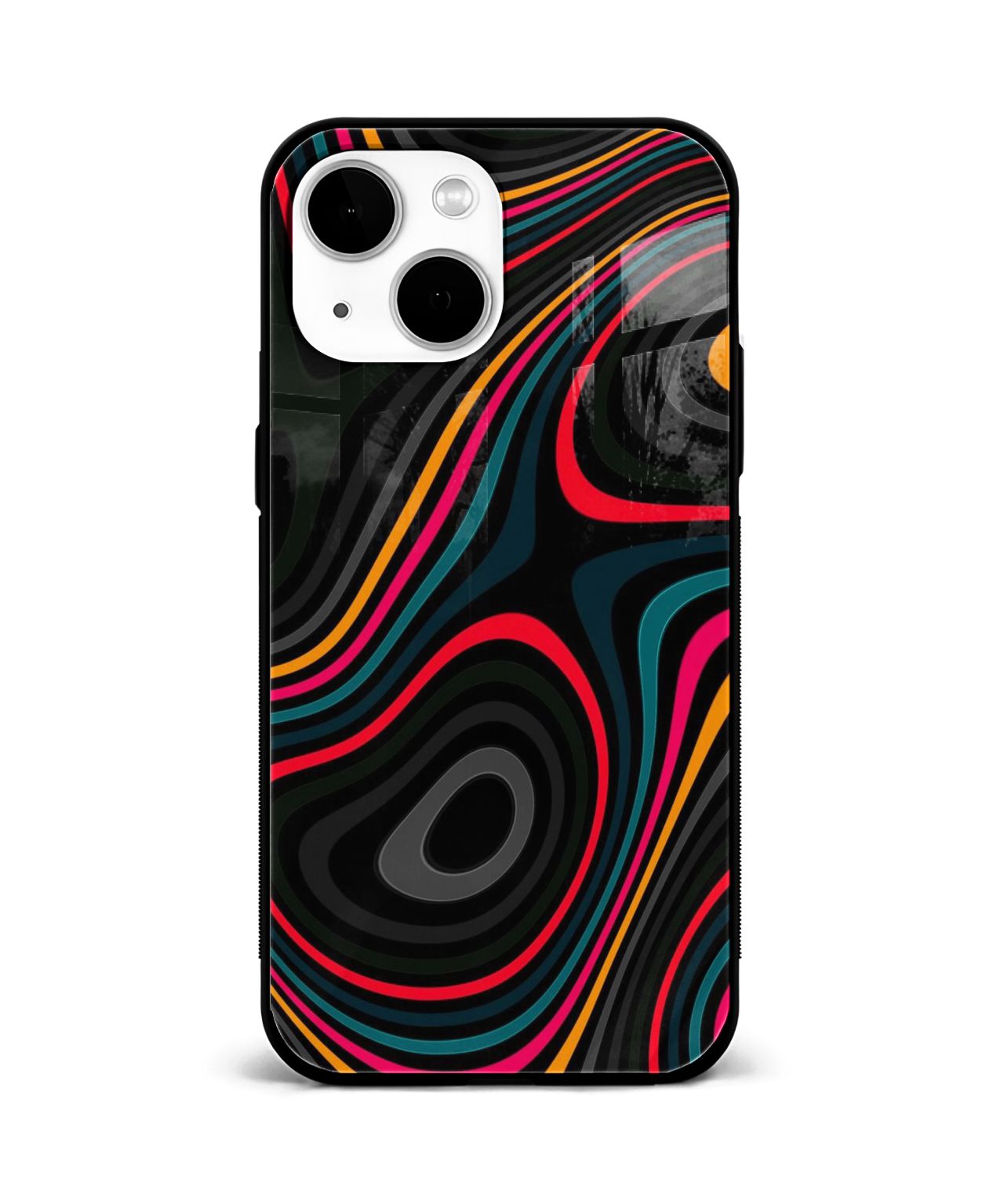 Abstract Multicolor Wave Design Phone Case and Cover 1