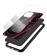 Abstract Multicolor Wave Design Phone Case and Cover 3