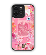 Adorable Pink Heart Girl Phone Case – Cute & Protective Cover for Girls