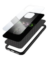 Albert Einstein Genius Element Design Glass/Metal Phone Case