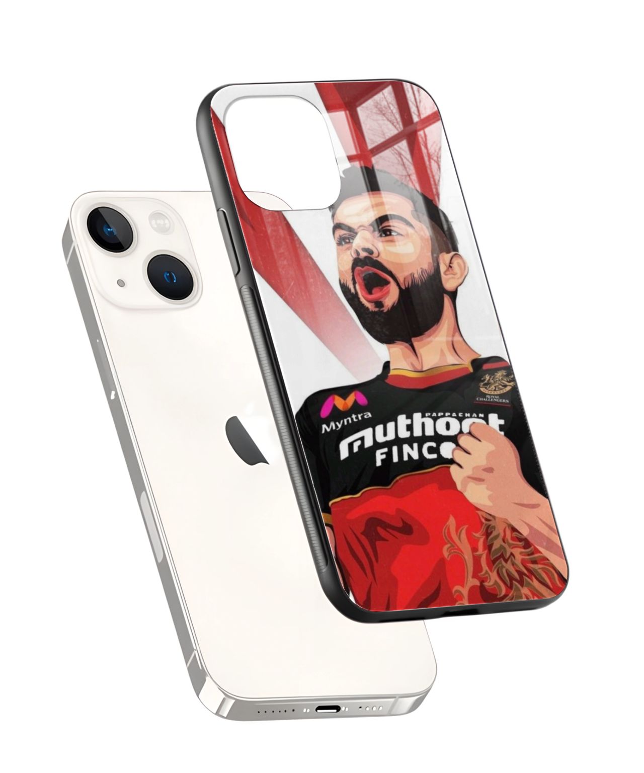 Animated Virat RCB Phone Case and Cover 2