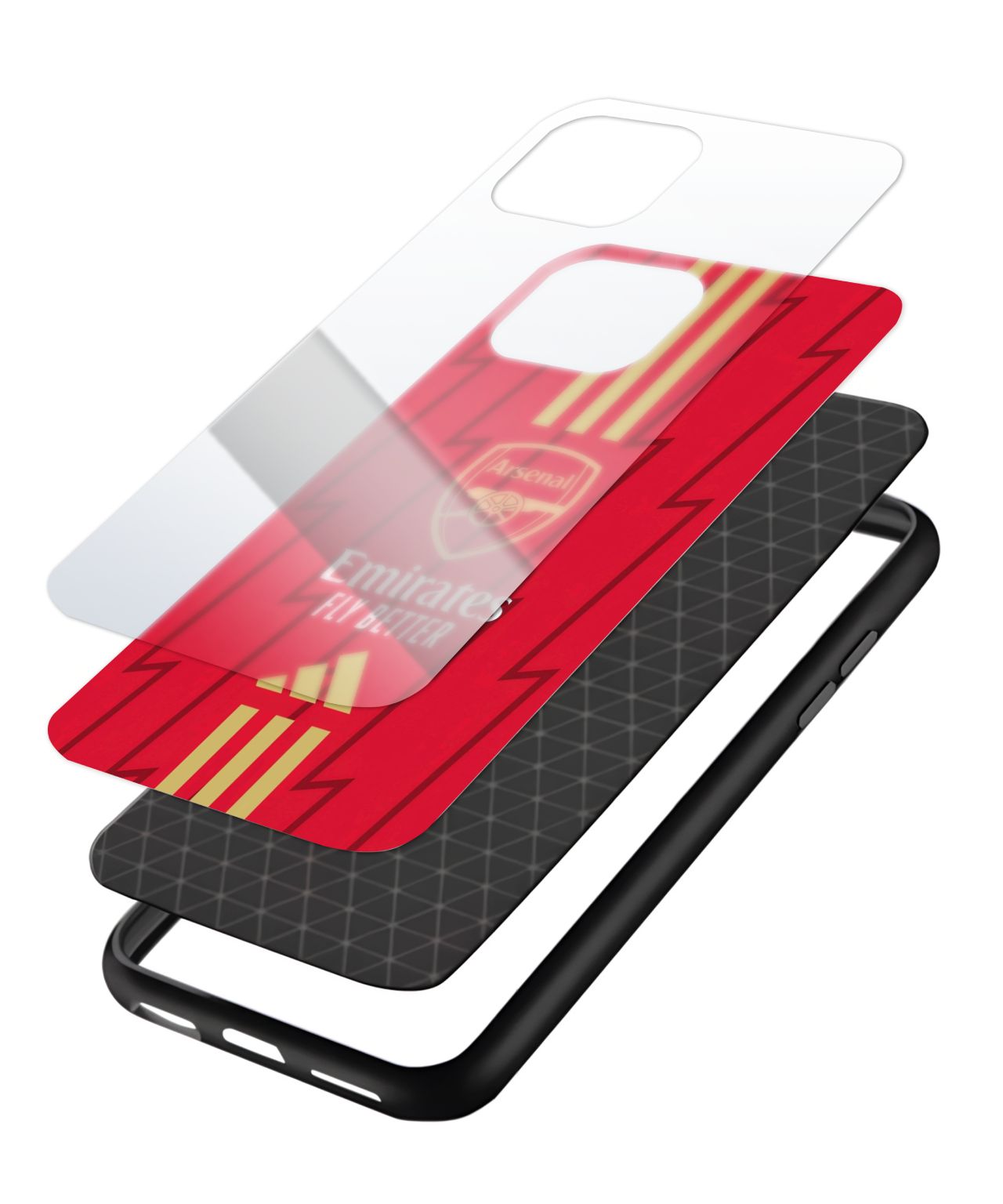 Arsenal Striped Logo Phone Case and Cover 3