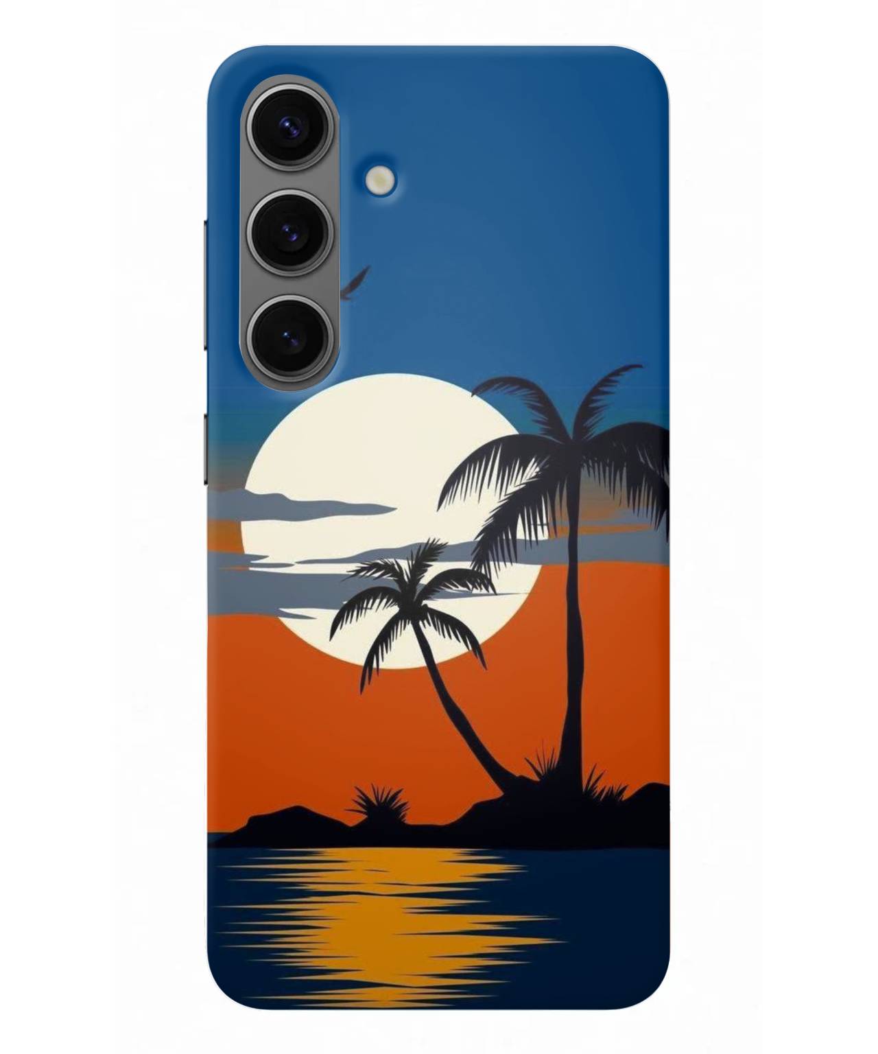 Artistic Sunset Palm Beach Samsung s24 plus Case 1