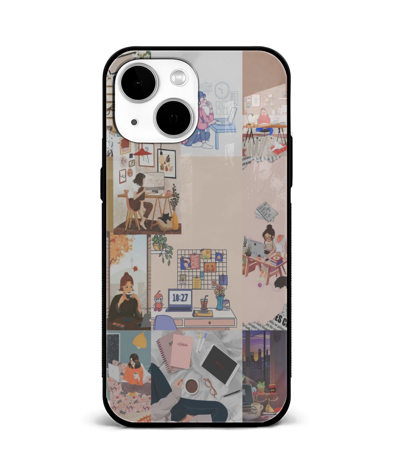 Artistic Flair Collage Phone Case and Cover 1