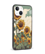 Artistic Sunflower Patterned Phone Case and Cover 4
