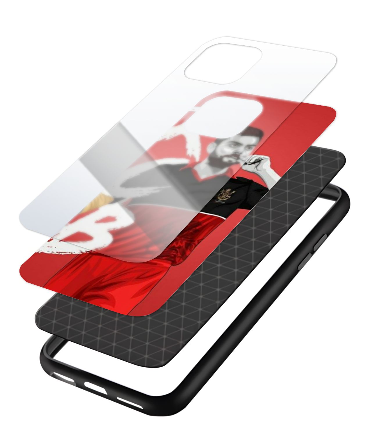 Artistic Virat RCB Phone Case and Cover 3