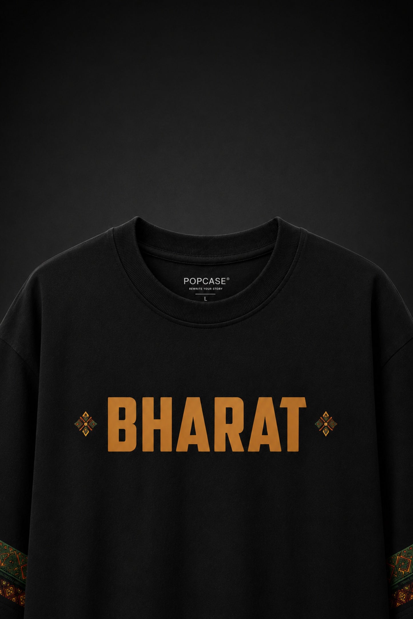 Bharat Oversized T-Shirt – Kalpavriksha Indian Heritage Legacy Tee | Temple, Dharma & Civilisation Art | India Streetwear