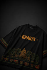 Bharat Oversized T-Shirt – Kalpavriksha Indian Heritage Legacy Tee | Temple, Dharma & Civilisation Art | India Streetwear