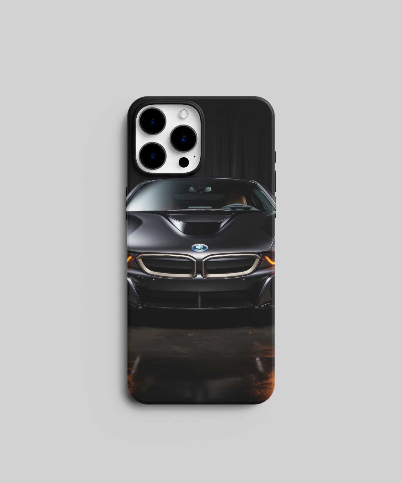 Matt Black BMW Mobile Case 01