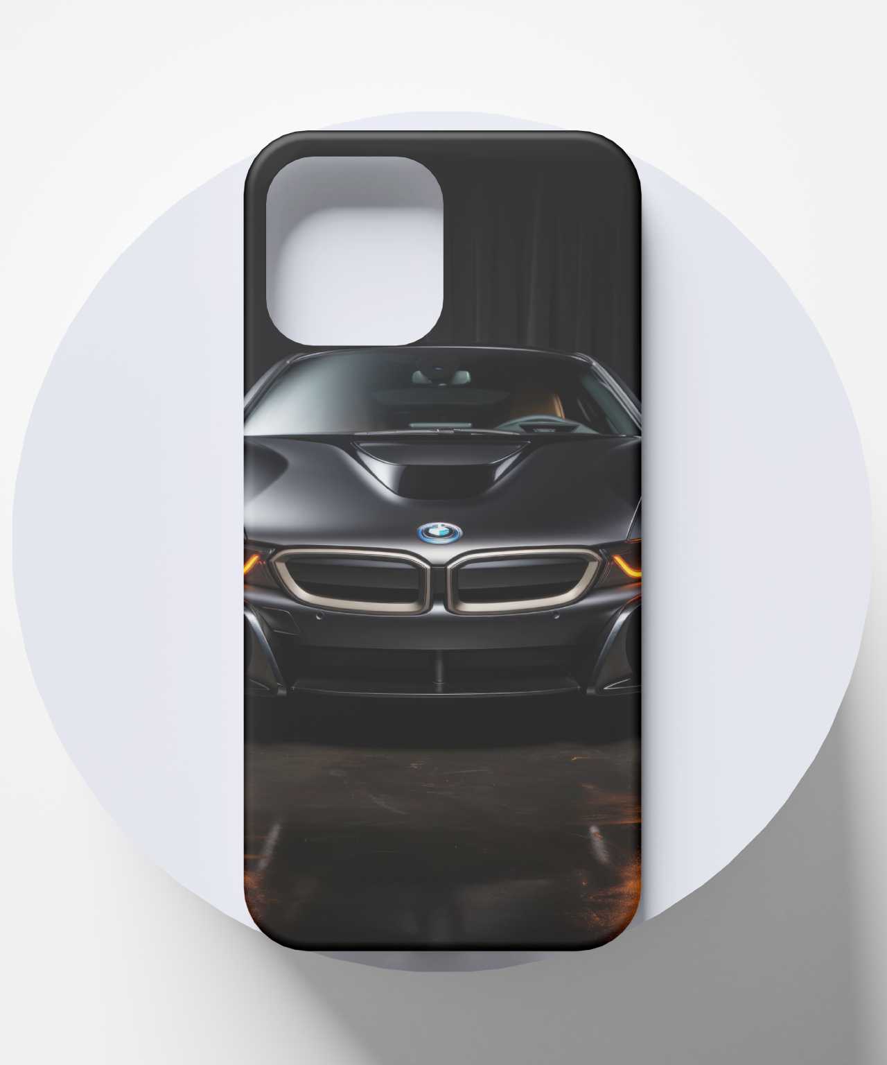 Matt Black BMW Mobile Case 06