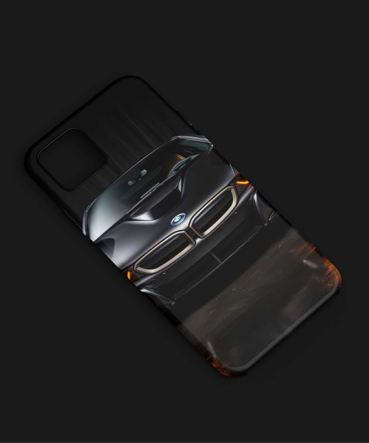 Matt Black BMW Mobile Case 03