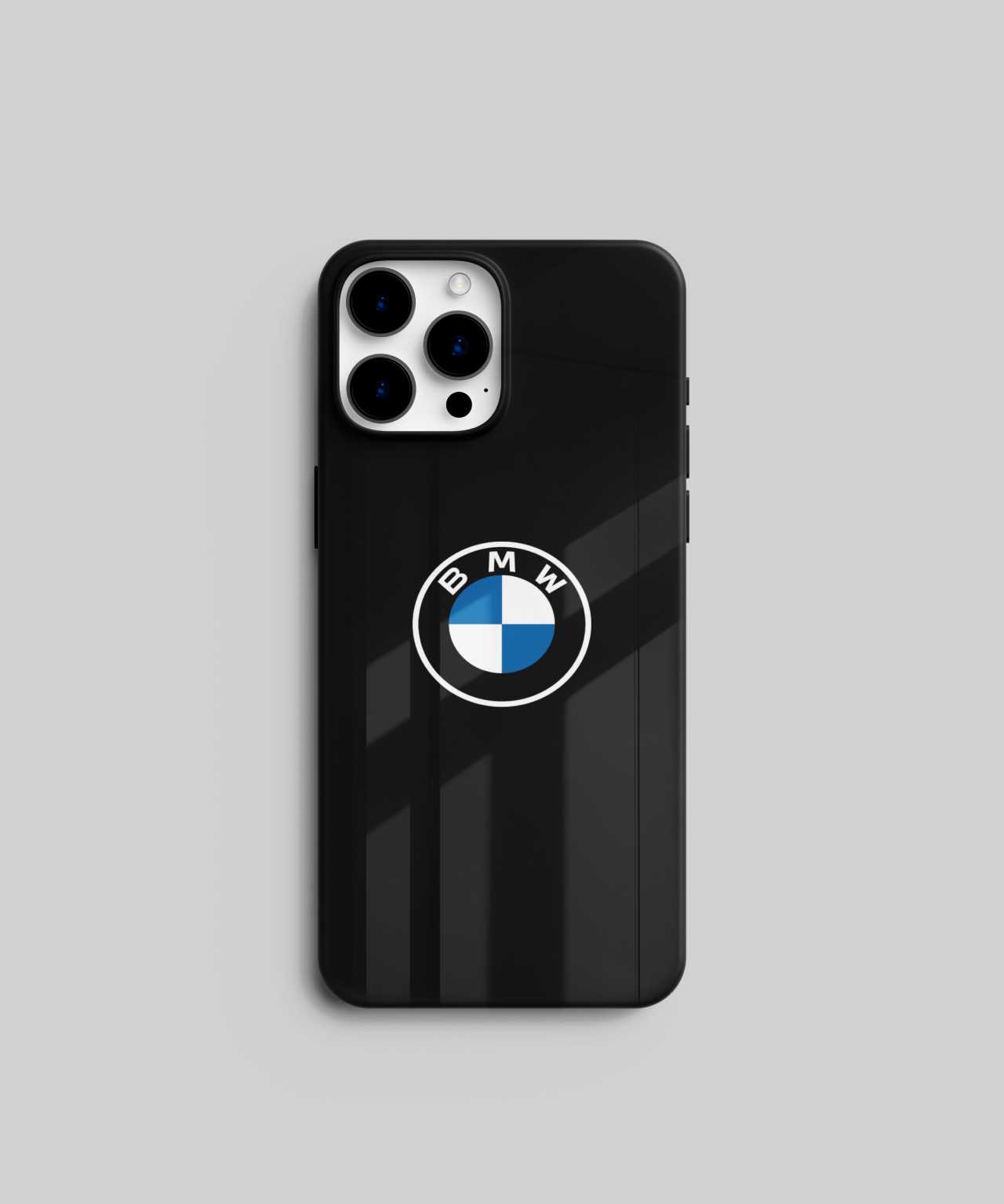 Black Logo BMW Mobile Case 7 glass