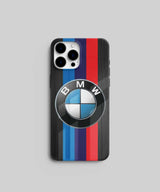 BMW with Three Primary Color Stripes Mobile Case 01