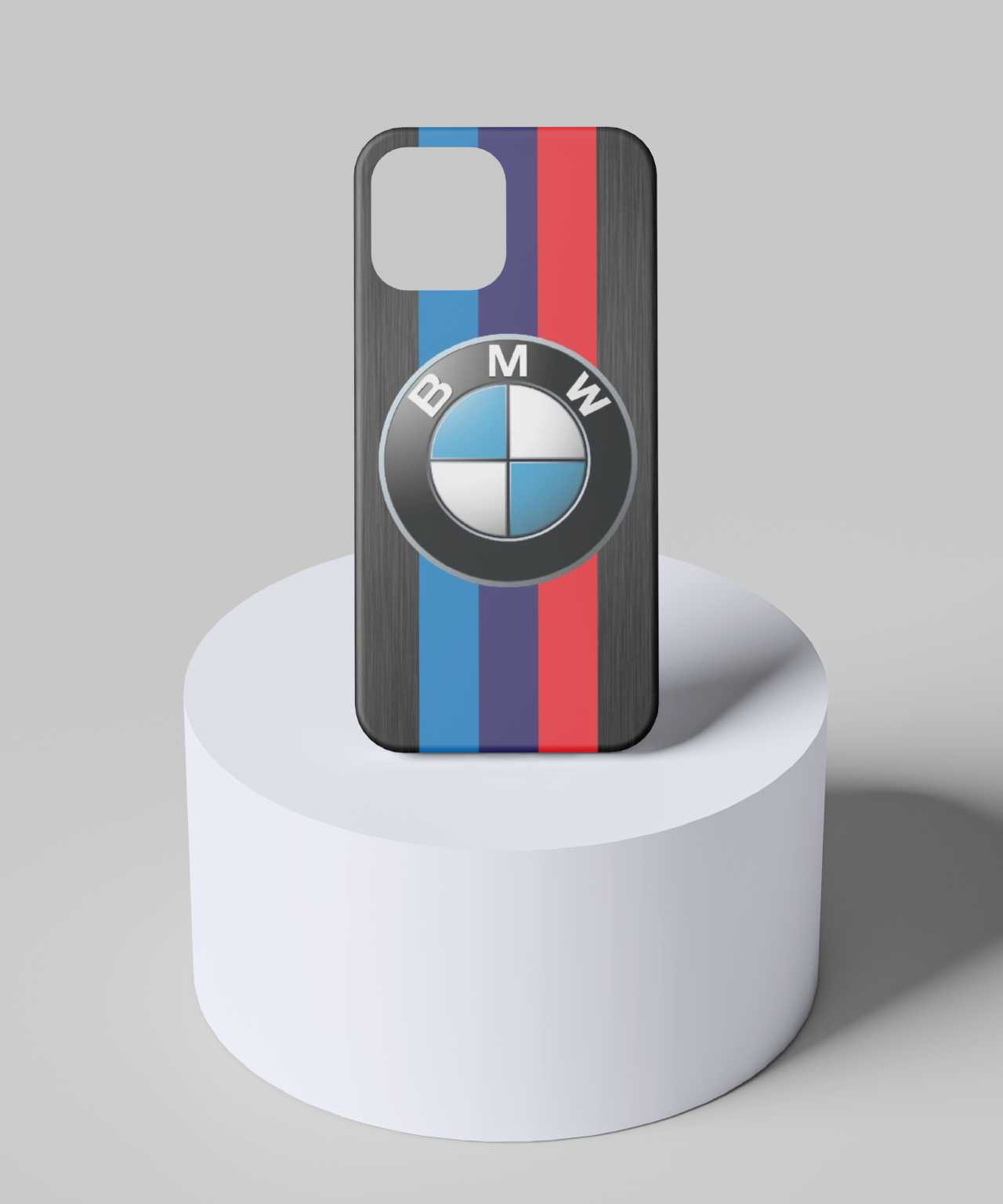 BMW with Three Primary Color Stripes Mobile Case 03