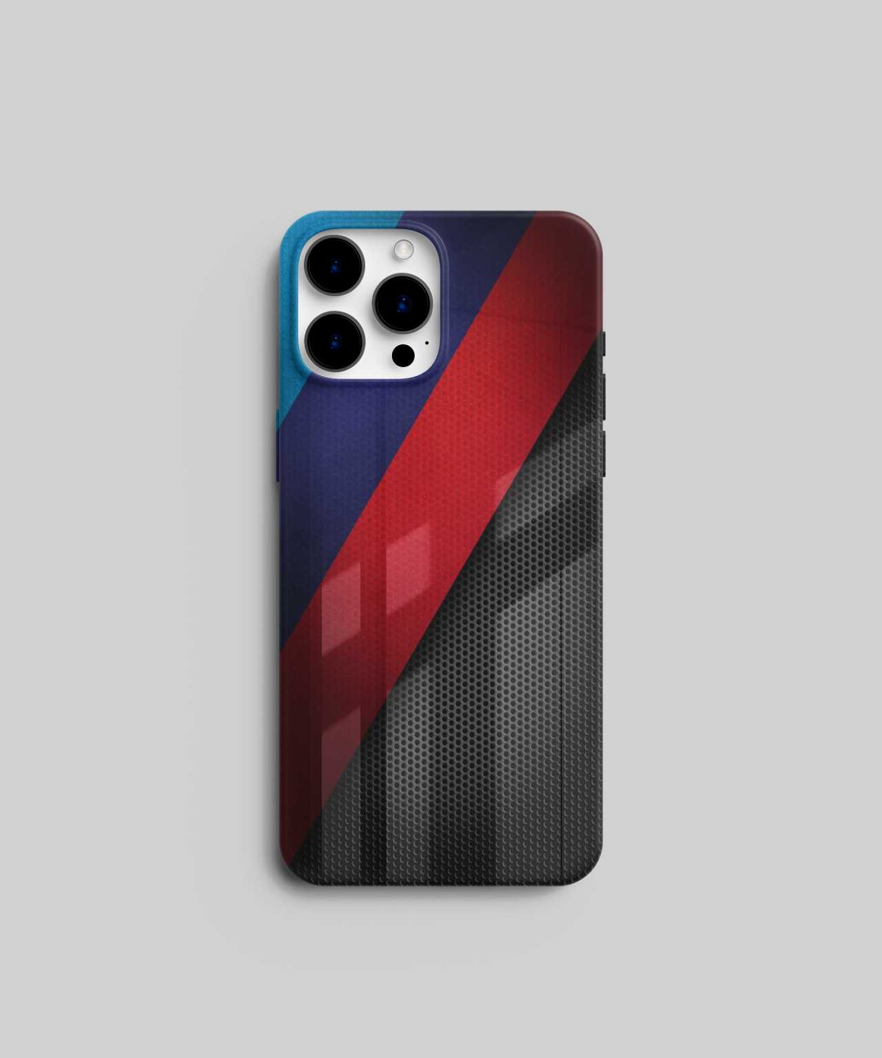 BMW Stylish Stripe Color Design Mobile Case glass