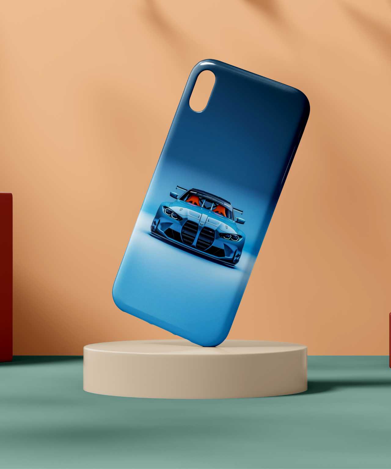 Blue BMW Phone Cover - Sleek and Durable Design Featuring the Iconic BMW Logo, Compatible with iPhone, Samsung, Xiaomi, Vivo, Oppo, and More