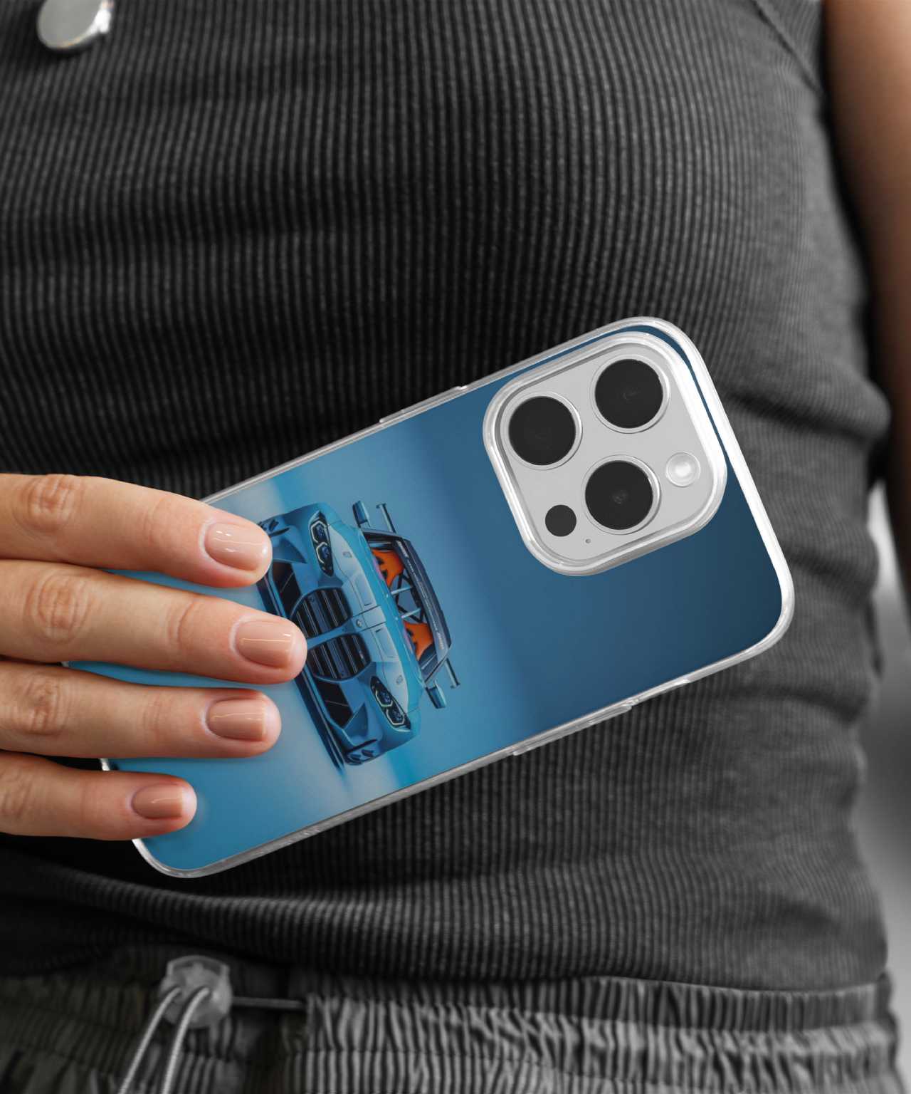 Blue BMW Phone Cover - Sleek and Durable Design Featuring the Iconic BMW Logo, Compatible with iPhone, Samsung, Xiaomi, Vivo, Oppo, and More