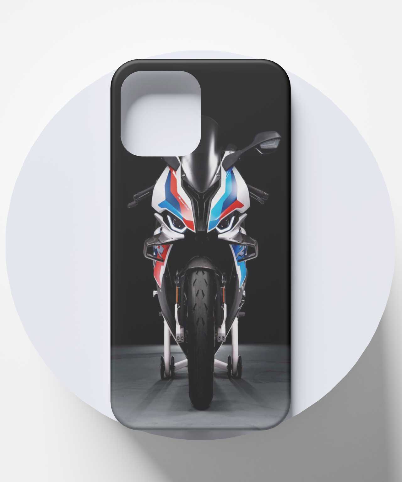 BMW Bike Phone Cover - Stylish Design Featuring BMW Motorcycle Graphics, Compatible with iPhone, Samsung, Xiaomi, Vivo, Oppo, and More