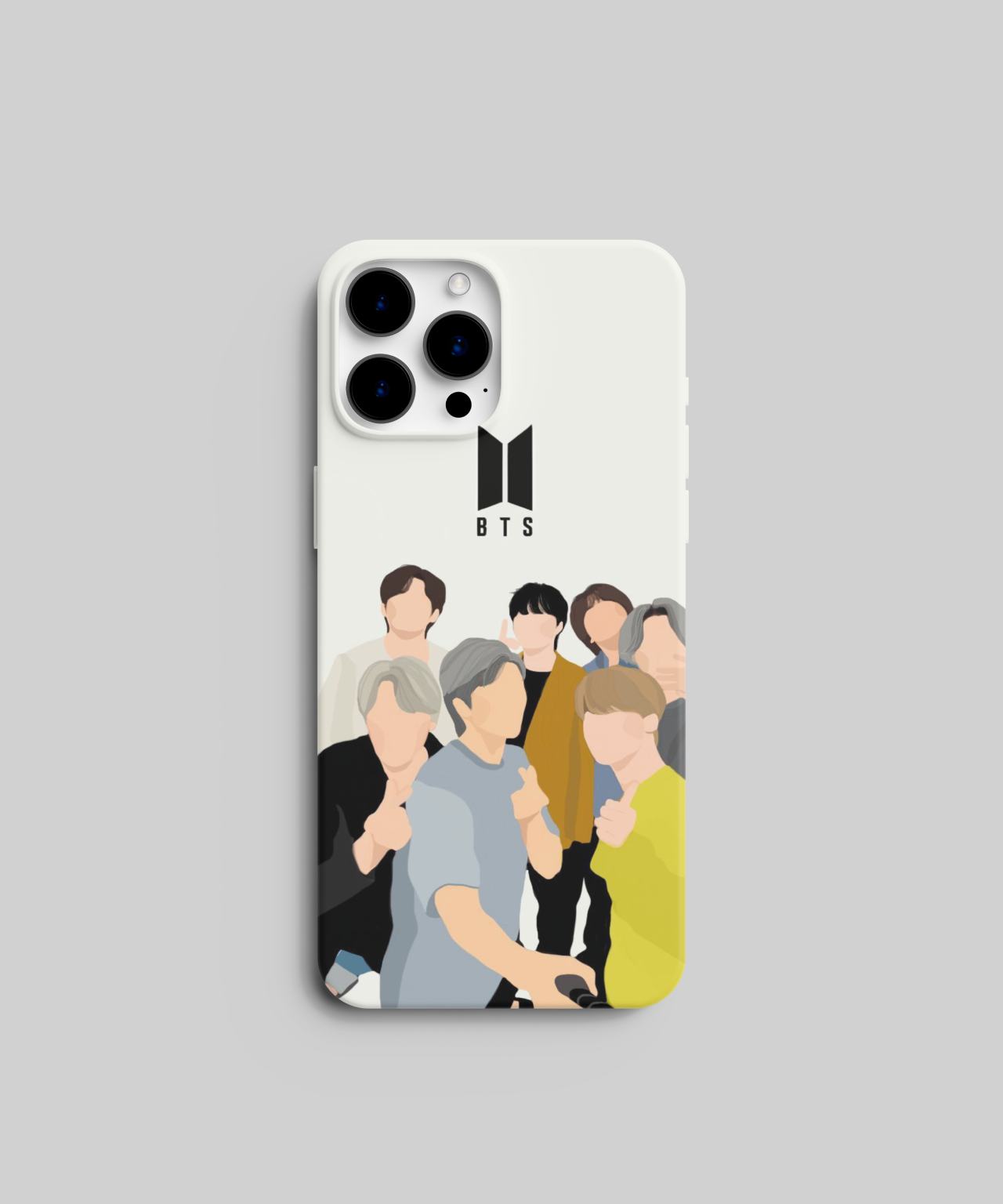 BTS Painted Mobile Case 3