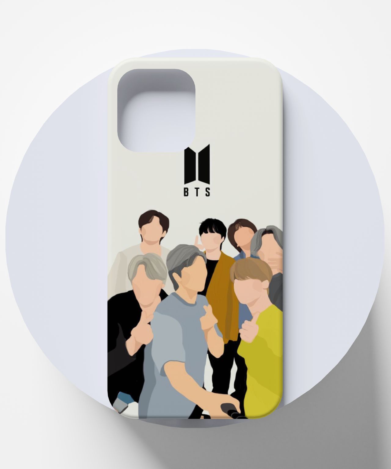 BTS Painted Mobile Case 4