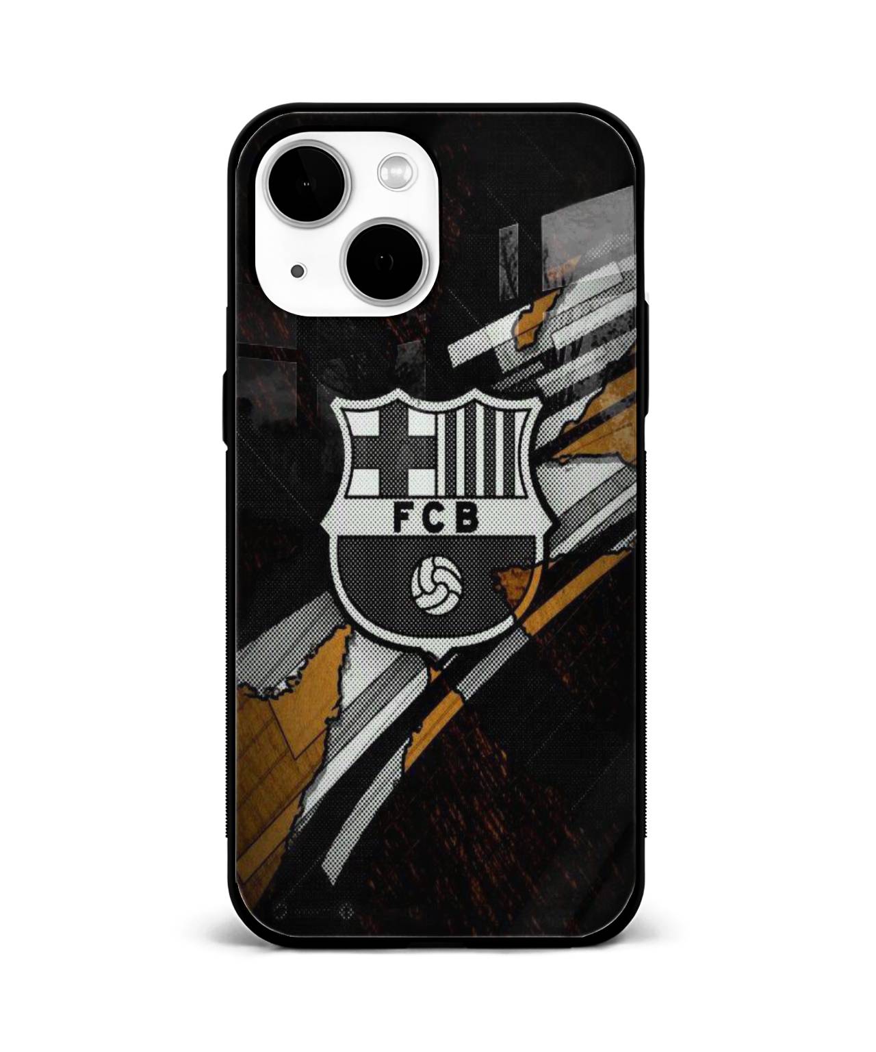 Barcelona Crest Abstract Art Mobile Case 1