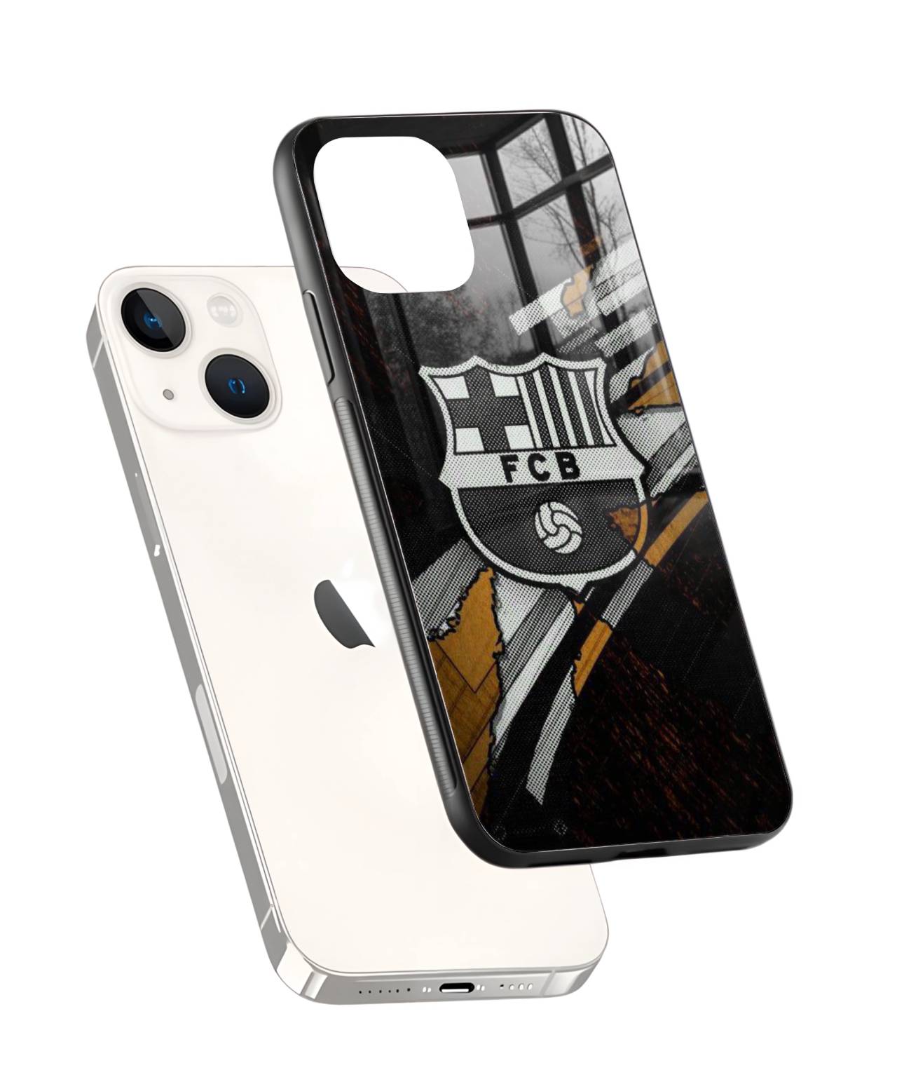 Barcelona Crest Abstract Art Mobile Case 2