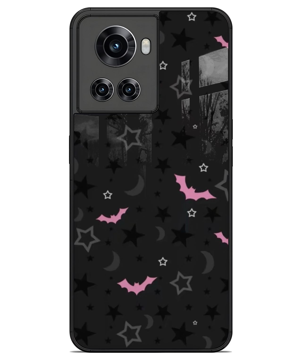 Bat and Star Phone Case for OnePlus 10R 1