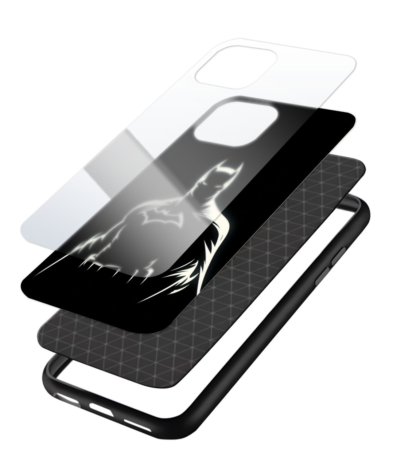  Batman Metal Back Mobile Cover 3