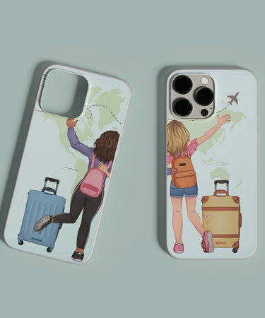 Best Friends Girl Duo Mobile Case 2